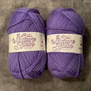 Nature spun butterfly blue yarn